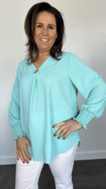 Top Nina crepe mint