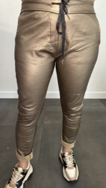 Joggjeans Leatherlook coating gold