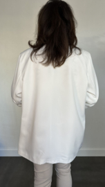 Blazer Marjan met gesmokte mouw ecru