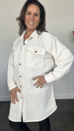 Baby rib blouse Charlie ecru