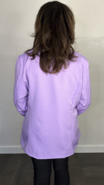 Blazer met strik +SIZE lila SALE