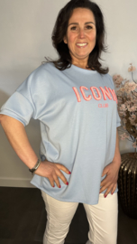 Sweatshirt Iconic IJsblauw