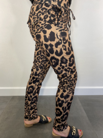 Stretch broek Emma panter SALE