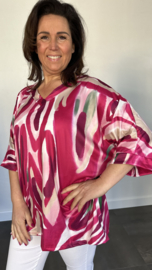 Soft shirt lava +Size fuchsia