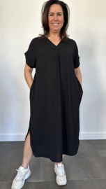 Jurk Maya +Size zwart