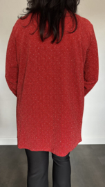Glitter vest Roxane Rood/Rood