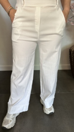 Highwaist WIDE LEG jogger Wit