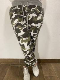 Joggingbroek camouflage groen