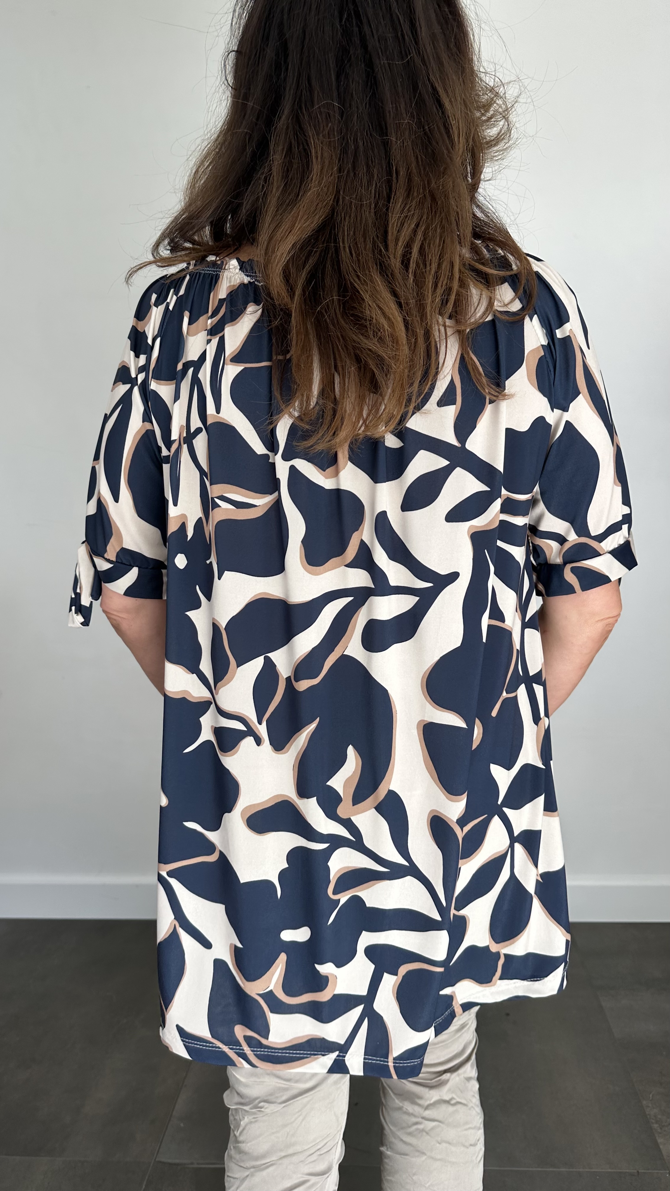 Top/ Tuniek fantasy flower marine