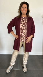 Trui panter bordeaux