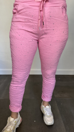 Joggjeans silver sparkle pink