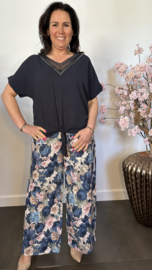 Top met knoop Sparkle Marine