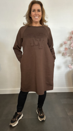 Jurk/ tuniek 2d print NY Choco