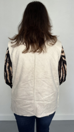 Bodywarmer lammy ecru SALE