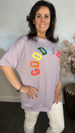 Sweatshirts Good vibes Lila