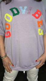 Sweatshirts Good vibes Lila