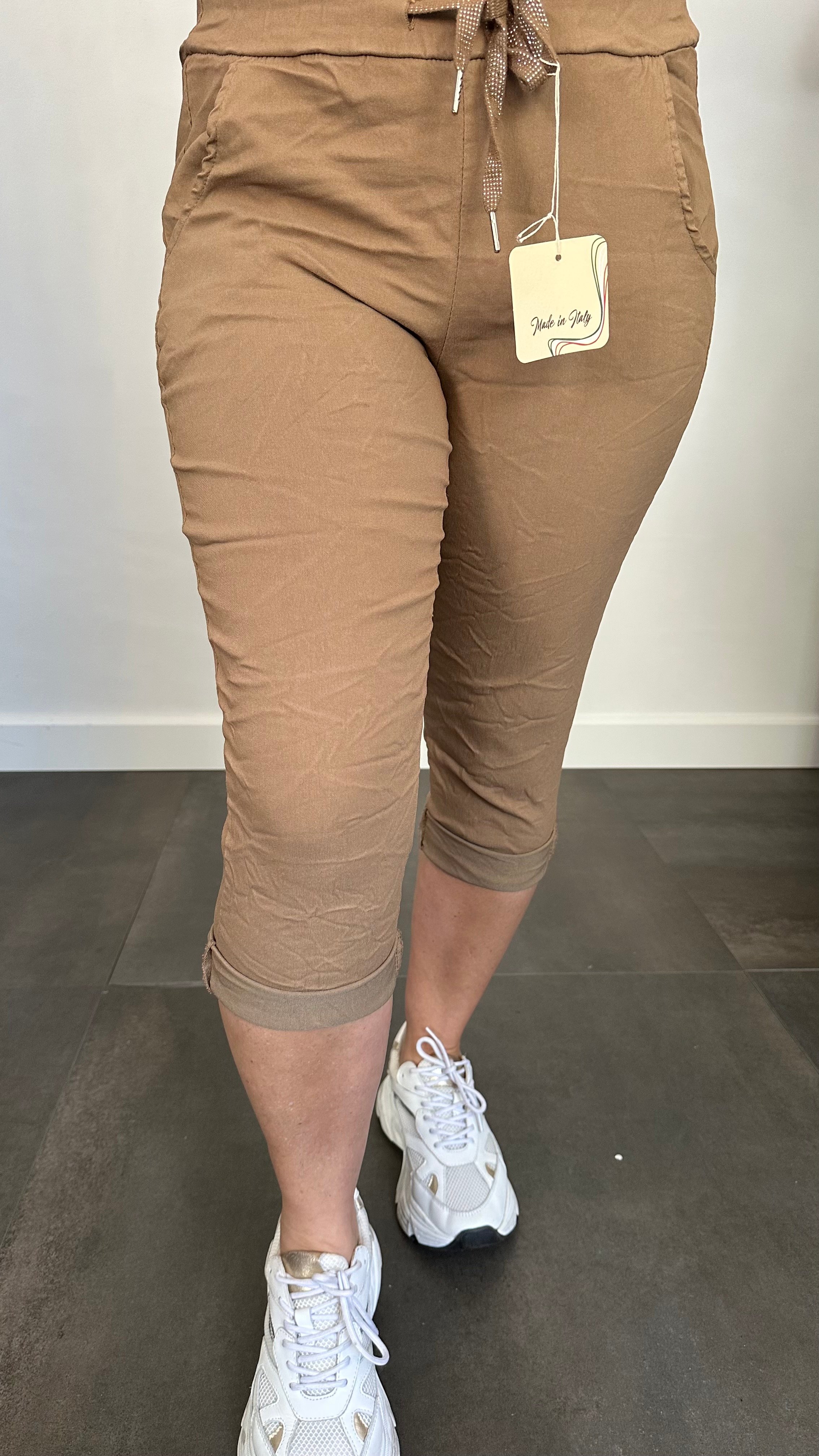 Comfy CAPRI joggjeans camel