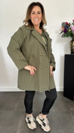 Trenchcoat gevoerd army