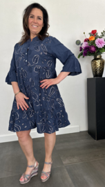 Jurk Isabella bling marine