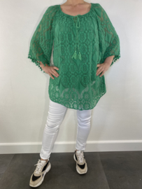 Top/ tuniek kant groen