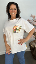 Shirt met borstzak Toekan Limone