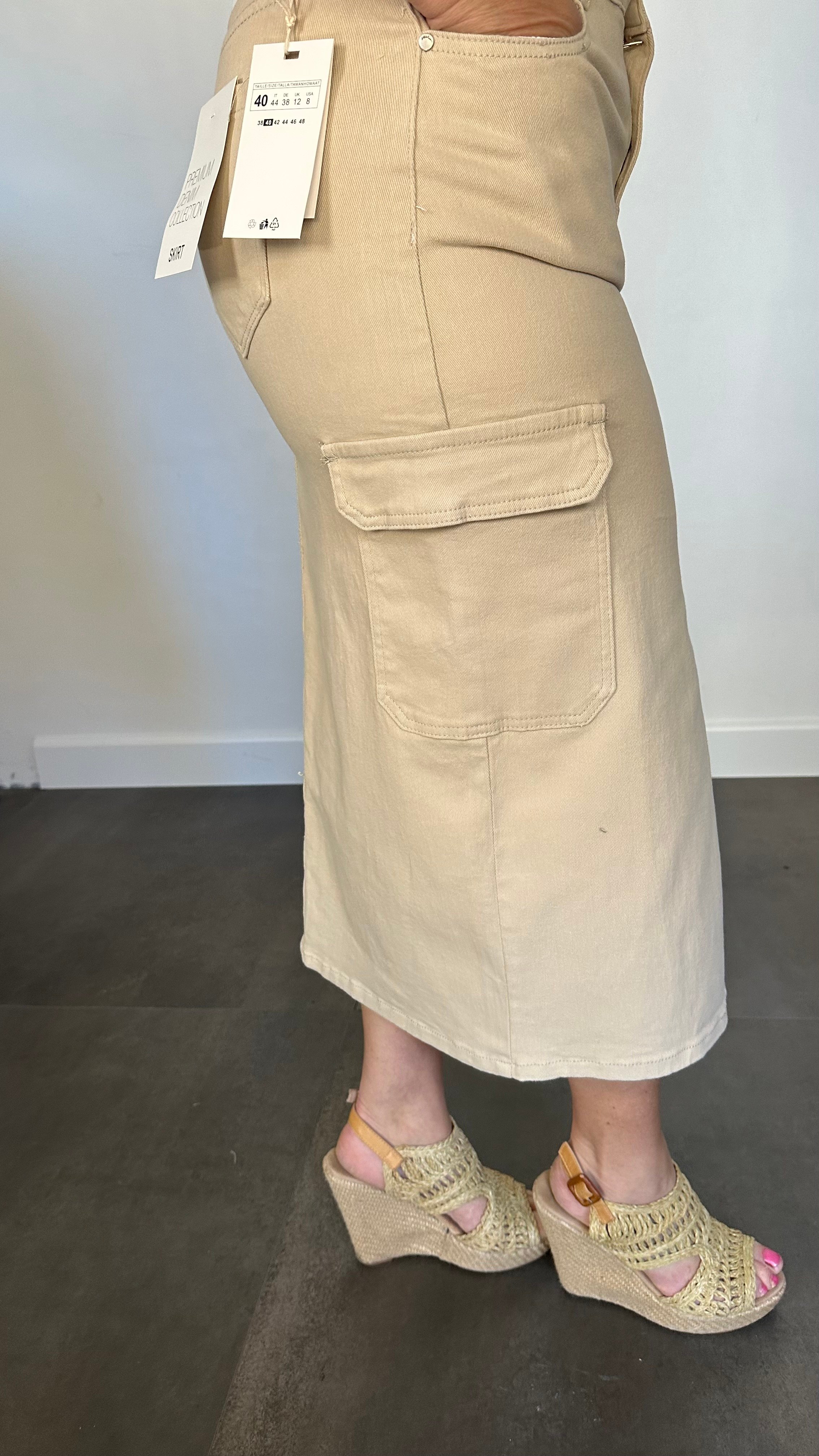 Denim rok G-smack zand