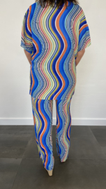 2-Delig comfy pak coloured wave kobalt SALE