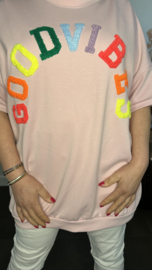 Sweatshirts Good vibes Roze