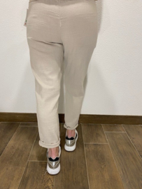 Broek met linnen zand