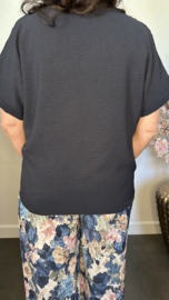 Top met knoop Sparkle Marine