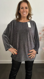 Top Lucy zilver sparkle Zilver
