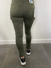 Worker jeans Miss RJ groen SALE