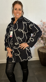Vest Bodhi met capuchon Marine