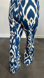 Flared TRAVEL broek lola +SIZE petrol