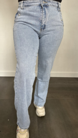 G-smack stretch jeans WIDE LEG love button