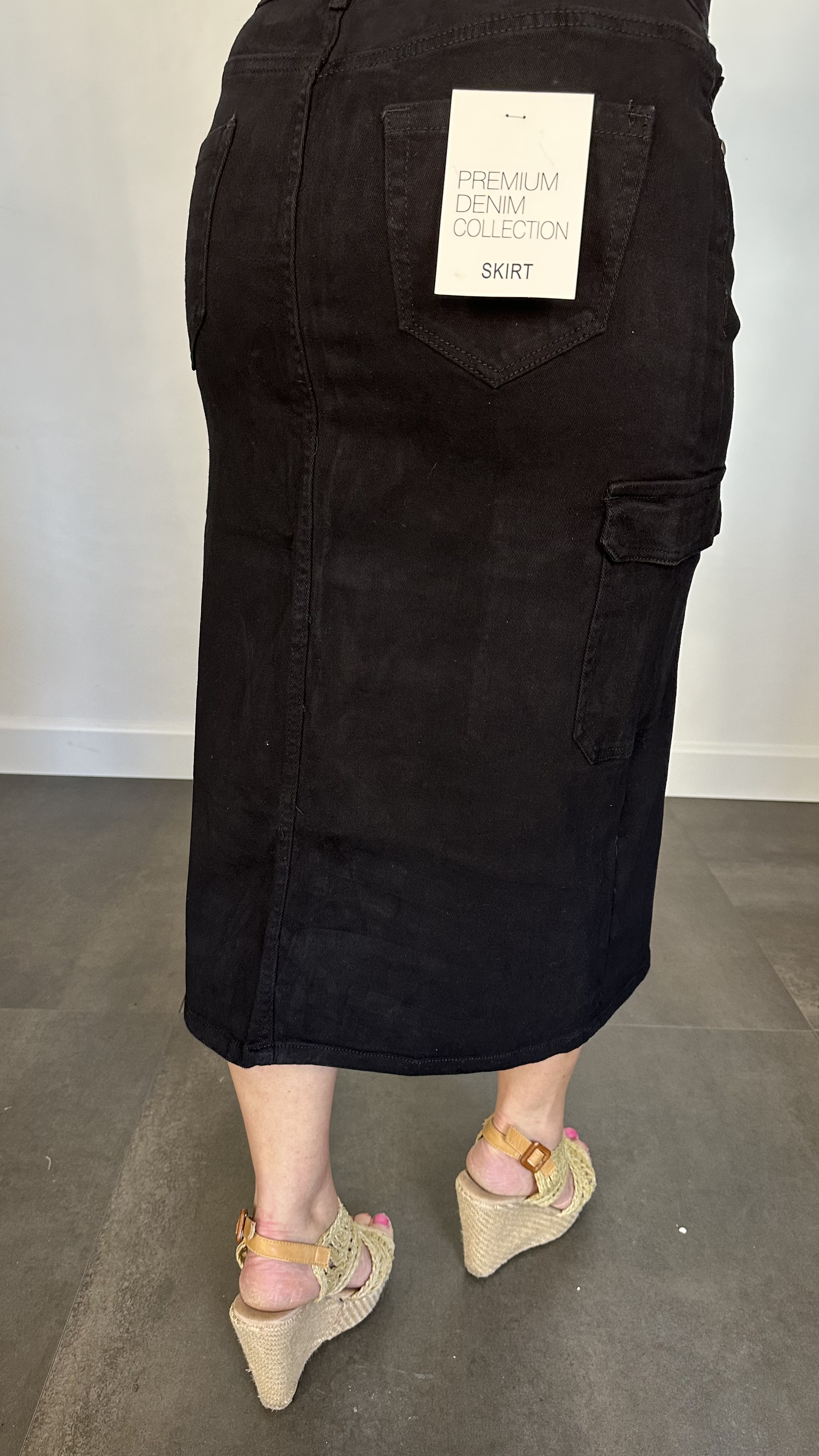 Denim rok G-smack zwart