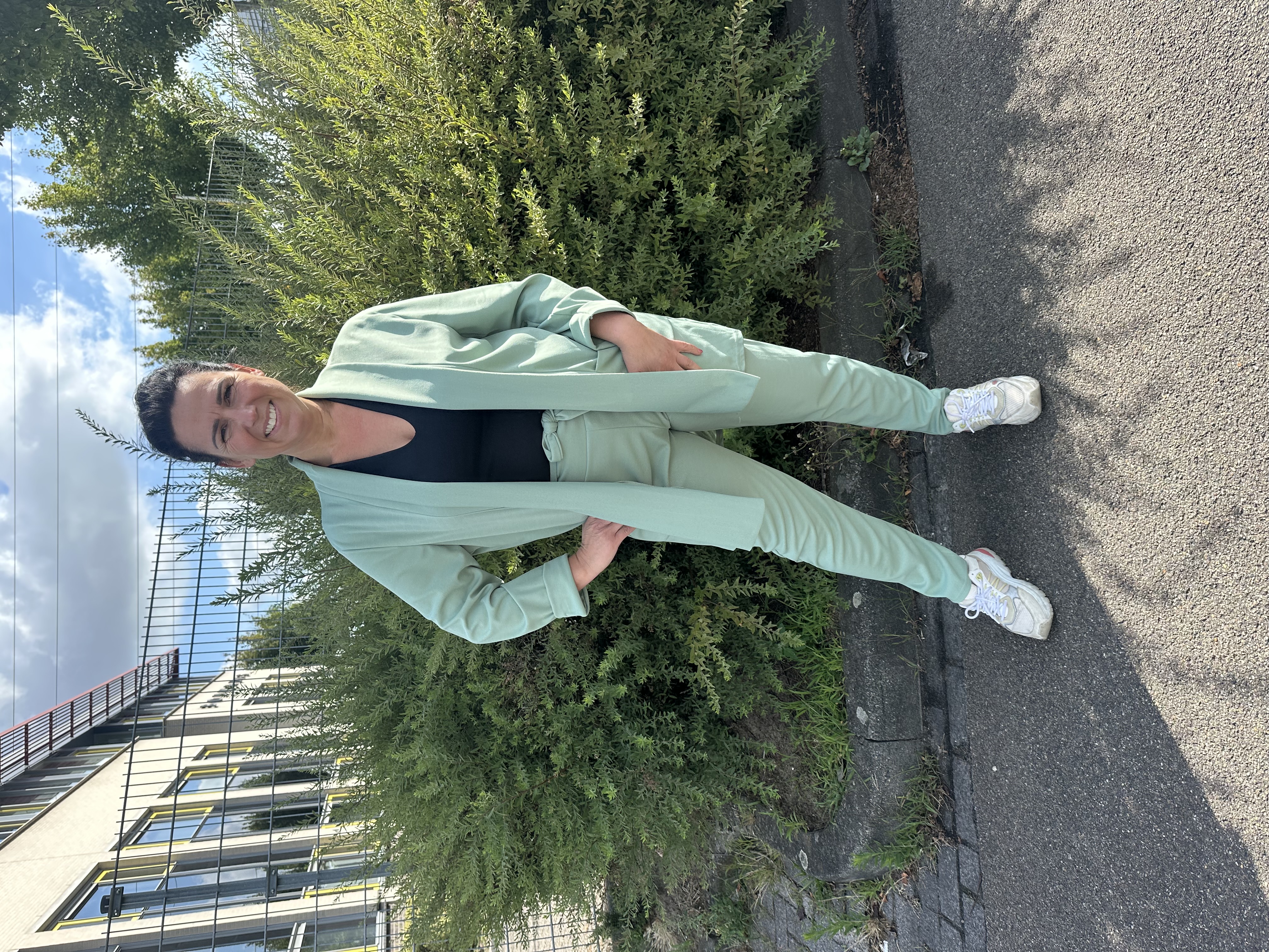 2-Delig pak Lisa licht groen  SALE