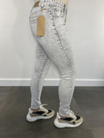 BBS jeans skinny stonewashed grijs SALE