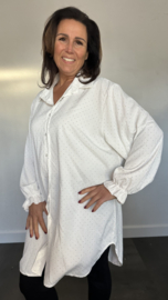 Blouse Noèlle diamant +SIZE ecru