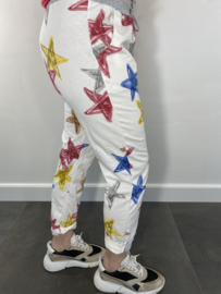 Joggingbroek ster gekleurd