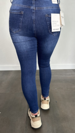 G-smack stretch jeans met knopen