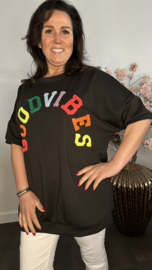 Sweatshirts Good vibes Zwart