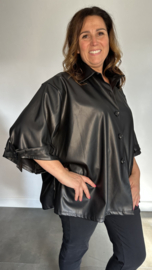 Trenchcoat kort zwart