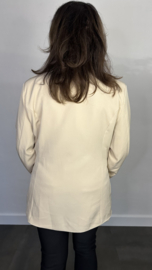 Blazer met strik +SIZE zand SALE