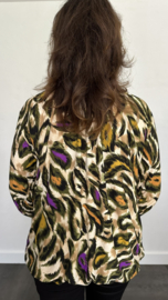 Ballon shirt met elastiek Tilly (+size)