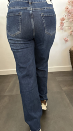 G-smack Wide leg stretch jeans Silver Sparkle