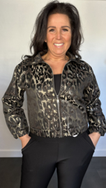 Bomberjack panter goud/zwart SALE