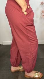 Ballon broek Veronique Bordeaux