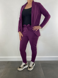 2-Delig pak Lisa aubergine (maat 1)