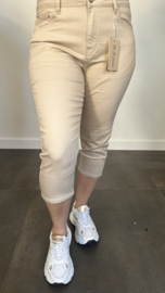 Capri stretch broek B.S. zand